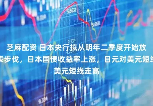 芝麻配资 日本央行拟从明年二季度开始放缓缩表步伐，日本国债收益率上涨，日元对美元短线走高