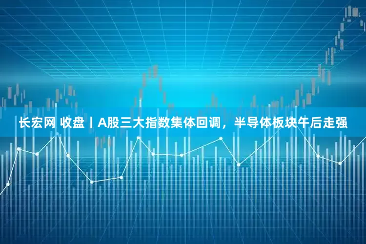 长宏网 收盘丨A股三大指数集体回调，半导体板块午后走强
